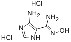 5(4)-AMINOIMIDAZOLE-4(5)-CARBOXAMIDOXIME DIHYDROCHLORIDE Struktur