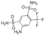 2-Amino-4-Trifluoromethyl-1,5-Benzendisulfonamide Struktur