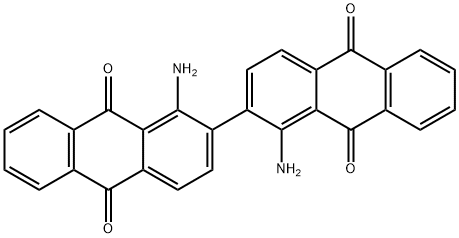 1,1'-diamino-2,2'-bianthraquinone Structure