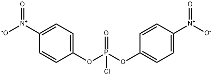 BIS(4-NITROPHENYL) PHOSPHOROCHLORIDATE, 6546-97-0, 结构式