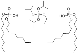 Tetraisopropyl di(dioctylphosphate) titanate Structure