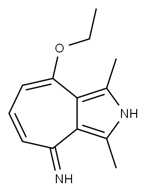 Cyclohepta[c]pyrrol-4(2H)-imine, 8-ethoxy-1,3-dimethyl- (9CI) Struktur
