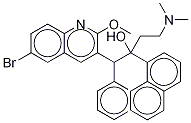 贝达喹啉（非对映体混合物）, 654655-80-8, 结构式