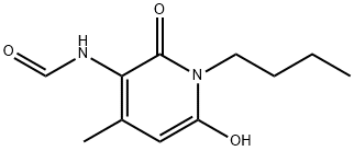 Formamide, N-(1-butyl-1,2-dihydro-6-hydroxy-4-methyl-2-oxo-3-pyridinyl)- (9CI) Structure