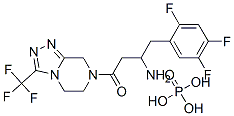 磷酸西他列汀, 654671-78-0, 结构式