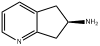 5H-Cyclopenta[b]pyridin-6-amine,6,7-dihydro-,(6R)-(9CI) Structure