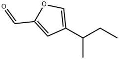 2-Furancarboxaldehyde, 4-(1-methylpropyl)- (9CI) Struktur