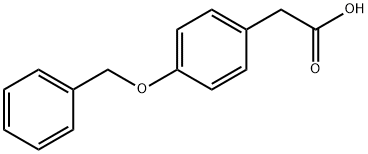 4-ベンジルオキシフェニル酢酸 化学構造式
