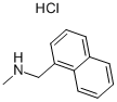 N-メチル-1-ナフチルメチルアミン 塩酸塩 化学構造式