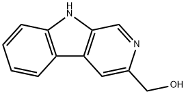 3-羟甲基-Β-咔啉, 65474-79-5, 结构式