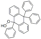 9,10-ジヒドロ-9,10,10-トリフェニルアントラセン-9-イルヒドロペルオキシド 化学構造式