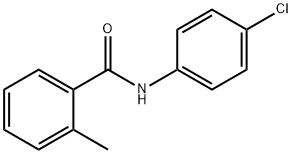N-(4-chlorophenyl)-2-methyl-benzamide Structure