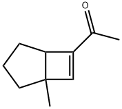 Ethanone, 1-(1-methylbicyclo[3.2.0]hept-6-en-6-yl)- (9CI) Struktur