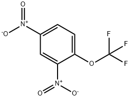 2,4-ジニトロ(トリフルオロメトキシ)ベンゼン 化学構造式
