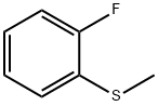 2-フルオロチオアニソール 化学構造式