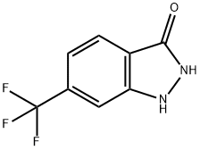 3-HYDROXY-6-TRIFLUROMETHYL (1H)INDAZOLE Struktur