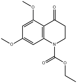 TERT-BUTYL 5,7-DIMETHOXY-4-OXO-3,4-DIHYDROQUINOLINE-1(2H)-CARBOXYLATE Struktur