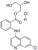 1-GLYCERYL N-[7-CHLORO-4-QUINOLYL]ANTHRANILATE HYDROCHLORIDE|格拉非宁 盐酸盐