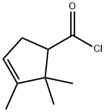3-Cyclopentene-1-carbonyl chloride, 2,2,3-trimethyl- (9CI) Struktur