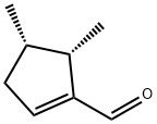 1-Cyclopentene-1-carboxaldehyde, 4,5-dimethyl-, cis- (8CI) Structure