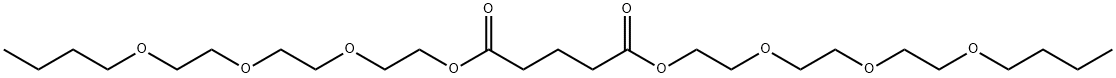 bis[2-[2-(2-butoxyethoxy)ethoxy]ethyl] hydrogen glutarate Structure