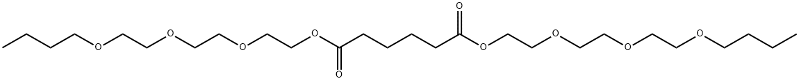 bis[2-[2-(2-butoxyethoxy)ethoxy]ethyl] adipate  Struktur
