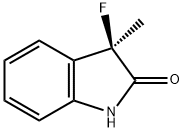 2H-Indol-2-one,3-fluoro-1,3-dihydro-3-methyl-,(3R)-(9CI) Structure