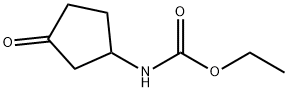 Carbamic  acid,  (3-oxocyclopentyl)-,  ethyl  ester  (9CI) Struktur