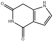 1H,4H,5H,6H,7H-吡咯并[3,2-C]吡啶-4,6-二酮, 65523-03-7, 结构式