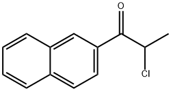1-Propanone, 2-chloro-1-(2-naphthalenyl)- (9CI) Struktur