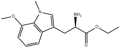 7-METHOXY-1-METHYL-D-TRYPTOPHAN ETHYL ESTER Structure