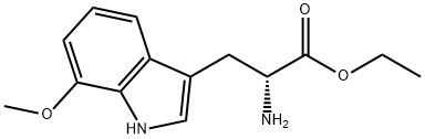 7-METHOXY-D-TRYPTOPHAN ETHYL ESTER 结构式