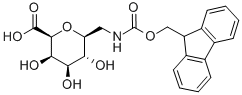 1-(Fmoc-aminomethyl)-beta-D-galacturonic acid Struktur
