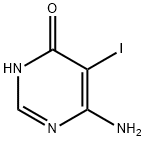 4-AMINO-5-IODO-6-HYDROXYPYRIMIDINE Structure