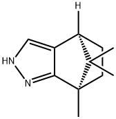 7,8,8-trimethyl-4,7-methano-2H-indazole Struktur
