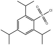 2,4,6-トリイソプロピルベンゼンスルホニルクロリド 化学構造式