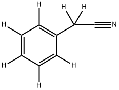 苯乙腈-D7, 65538-26-3, 结构式