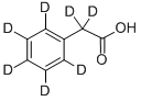 PHENYLACETIC-D7 ACID Struktur