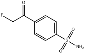 Benzenesulfonamide, p-(2-fluoroacetyl)- (7CI,8CI) Struktur