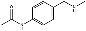 N-(4-(甲胺基)甲基)苯基)乙酰胺 结构式