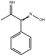 1-Propanone,  2-imino-1-phenyl-,  oxime Struktur