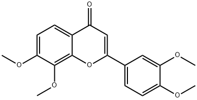 3',4',7,8-TETRAMETHOXYFLAVONE Structure