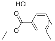 2-メチルイソニコチン酸エチル塩酸塩 化学構造式