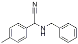(4-メチルフェニル)(ベンジルアミノ)アセトニトリル 化学構造式