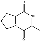环(脯氨酸-丙氨酸)二肽, 65556-33-4, 结构式