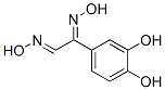 1-(3,4-ジヒドロキシフェニル)グリオキサールジオキシム 化学構造式
