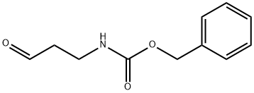 N-苄氧羰基-3-氨基丙醛,65564-05-8,结构式