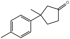 3-METHYL-3-P-TOLYLCYCLOPENTANONE 结构式
