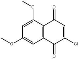2-CHLORO-5,7-DIMETHOXY-[1,4]NAPHTHOQUINONE Structure