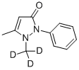 アンチピリン-D3(N-メチル-D3) 化学構造式